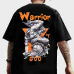 мъжка тениска Warrior of God, религиозна тениска, тениска с послание