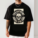 мъжка тениска God Supreme, тениска с текст, мъжка тениска с ДТФ печат, стилна тениска за мъже