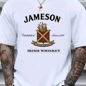 мъжка тениска Jameson Irish Whiskey, тениска с щампа, тениска уиски