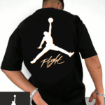 мъжка тениска - Basket Flight, тениска с баскетболен дизайн, тениска с DTF печат, тениска от 100% памук, удобна мъжка тениска