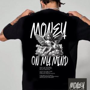 мъжка тениска Money on My Mind, амбициозен дизайн, тениска с надпис