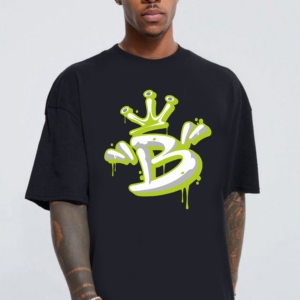 мъжка тениска King Frog B, кралска жаба дизайн, уникална тениска