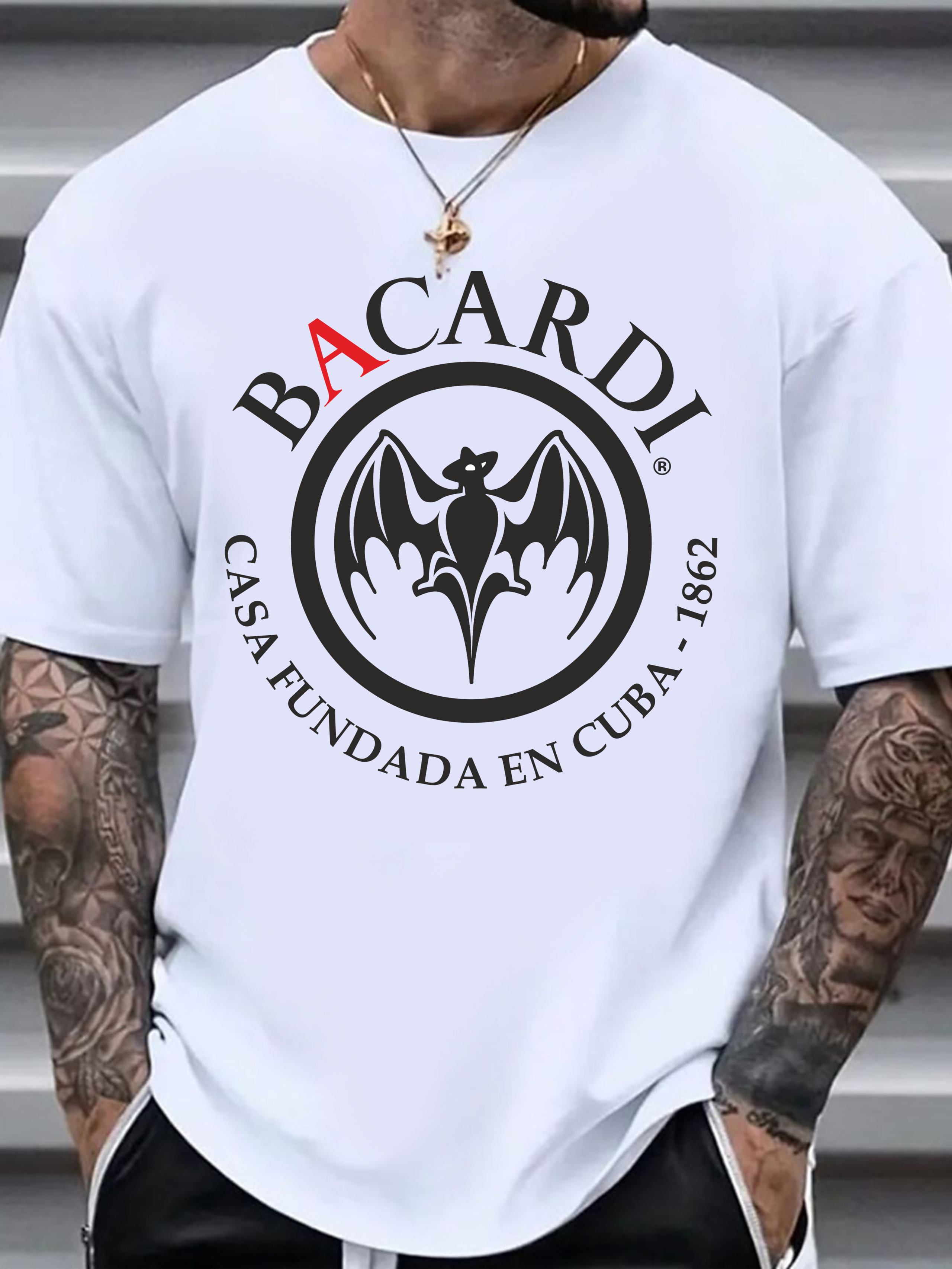 мъжка тениска Casa Fundada en Cuba 1862, кубинска тениска, Куба 1862