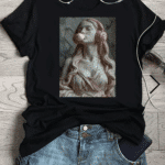 тениска балон и ритъм, тениска с музикален дизайн, тениска с дъвка, стилна тениска с ритъм, 100% качествен памук