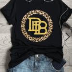 тениска леопардов BB принт, DTF печат тениска, леопардов принт, тениска с принт, стилна тениска, персонализирана тениска, 100% качествен памук