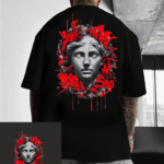 мъжка тениска - Medusa, тениска с Медуза, тениска с DTF печат, тениска от 100% памук, удобна мъжка тениска