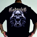 мъжка тениска - God Sake 2, тениска с щампа God Sake 2, модерна тениска, тениска с DTF печат, 100% памук