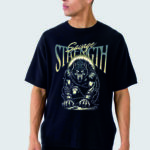 мъжка тениска - Savage Strength, тениска със сила, тениска с DTF печат, тениска от 100% памук, удобна мъжка тениска