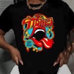 тениска The Stones Some Girls, дамска тениска с рок мотиви, 100% памучна тениска, музикална тениска, ретро тениска с графика