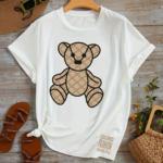 тениска Colored Fashion Countered Style, цветна тениска, контурирана графика, тениска с моден дизайн, стилна дамска тениска