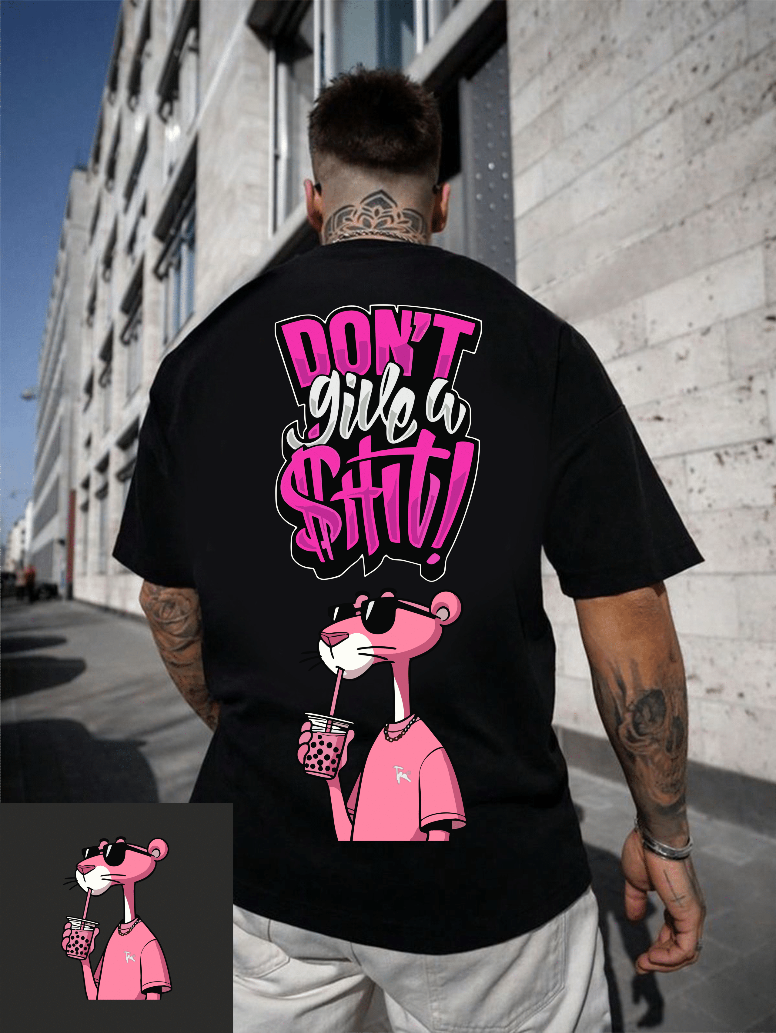 мъжка тениска - Pinko, тениска с Pinko, стилна тениска, тениска с DTF печат, тениска от 100% памук