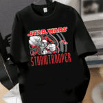 мъжка тениска - Star Wars Stormtrooper, тениска с Stormtrooper, Star Wars тениска, тениска с DTF печат, тениска от 100% памук
