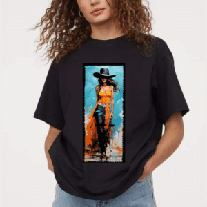 дамска тениска Fire Women, тениска с огнен принт, женска сила тениска, дамска тениска със символ на огън, памучна тениска с DTF печат