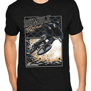 мъжка тениска Rumble Grind, тениска с енергичен дизайн, тениска с DTF печат, мъжка тениска с надпис, активен стил