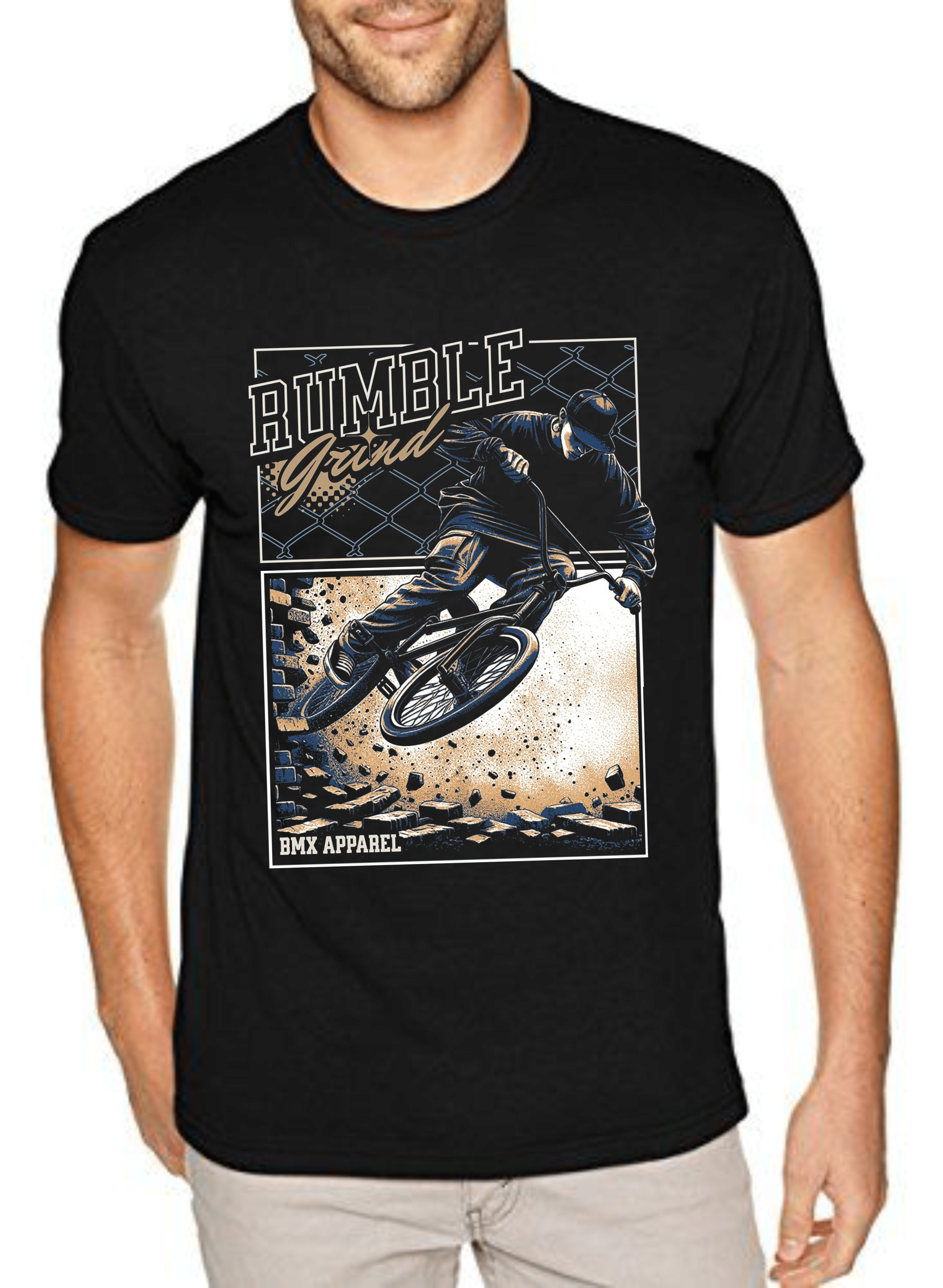 мъжка тениска Bumble, тениска с Bumble дизайн, тениска с DTF печат, тениска с оригинален дизайн, стилна мъжка тениска, тениска за подарък