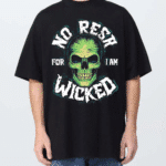 мъжка тениска Wicked, тениска с Wicked дизайн, стилна мъжка тениска, тениска с изразителен печат, тениска с DTF печат, оригинален дизайн тениска