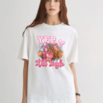 дамска тениска Yep Still Single, тениска с надпис Yep Still Single, забавна тениска, тениска с DTF печат, памучна дамска тениска