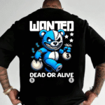 мъжка тениска Dead or Alive, тениска с щампа, DTF печат, мъжка тениска с надпис, смела тениска, стилен дизайн